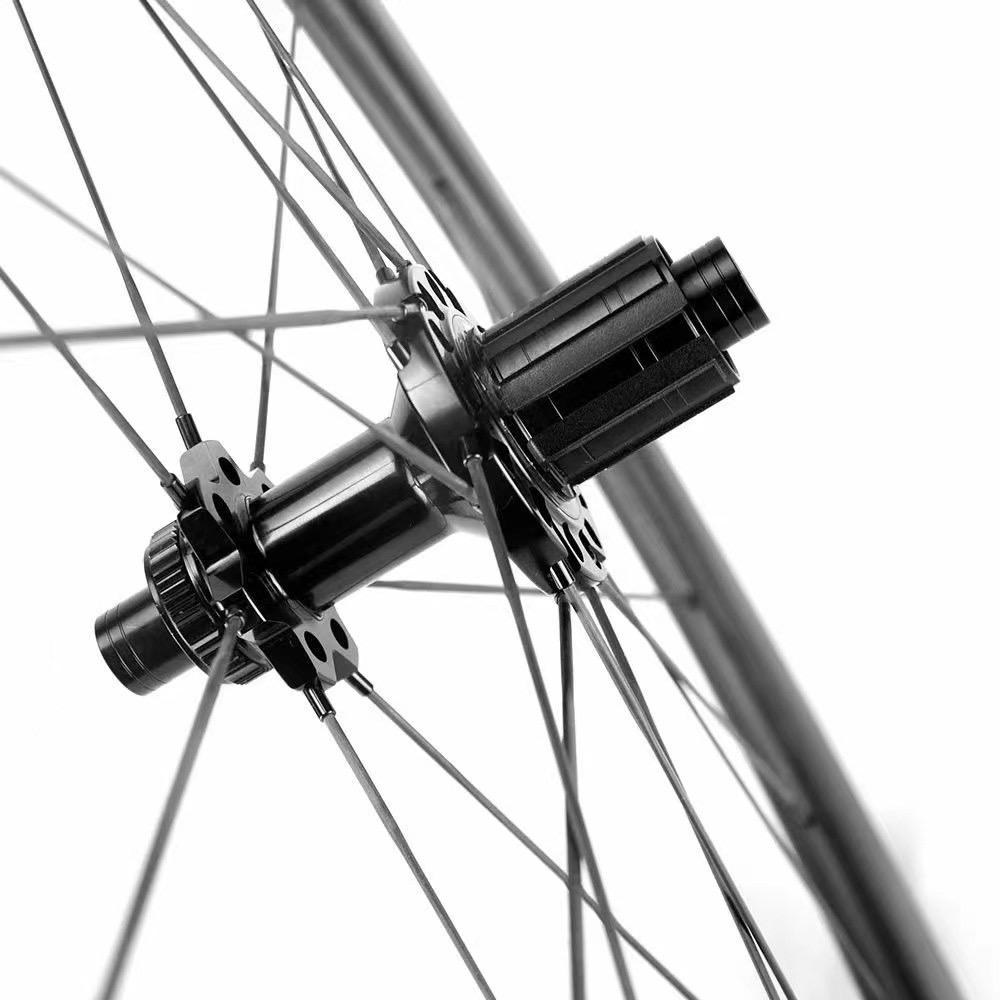 Rear Hub Designed for taking Carbon Spokes