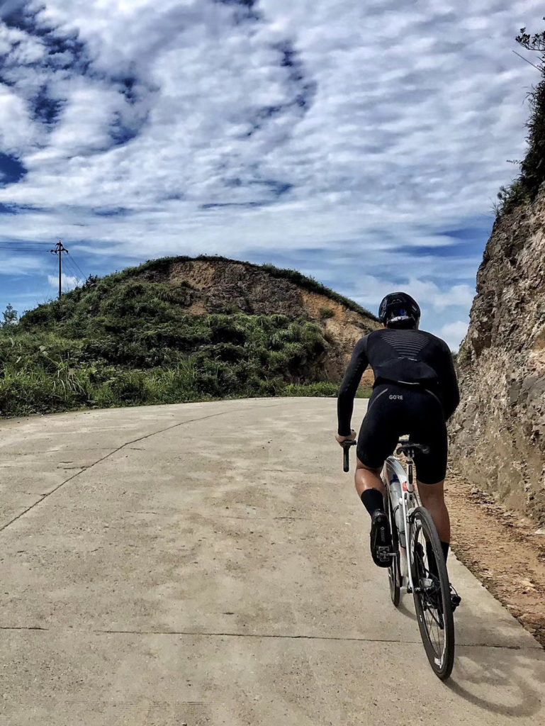 WB Cyclist in training